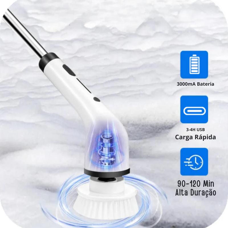 Esfregão Elétrico 9 em 1 MegaClean Faxina Sem Esforço