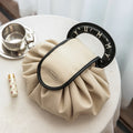 Lazy Drawstring Makeup Fashion Handbagm GlamourFlex - Bolsa Prática da Moda