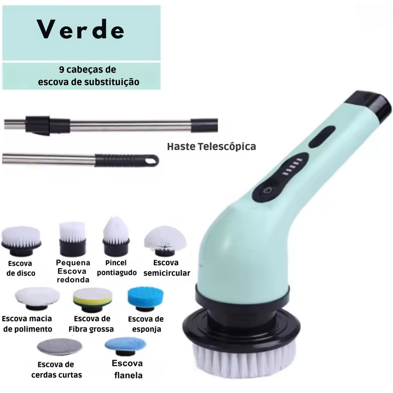Esfregão Elétrico 9 em 1 MegaClean Faxina Sem Esforço