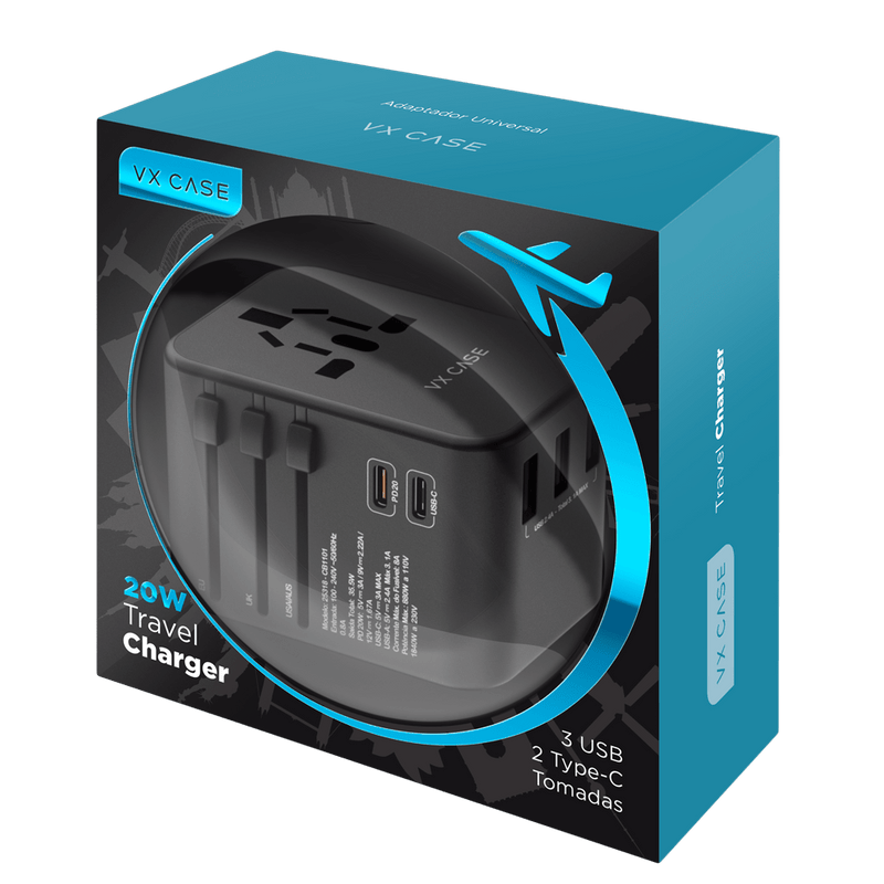 Adaptador Universal de tomadas