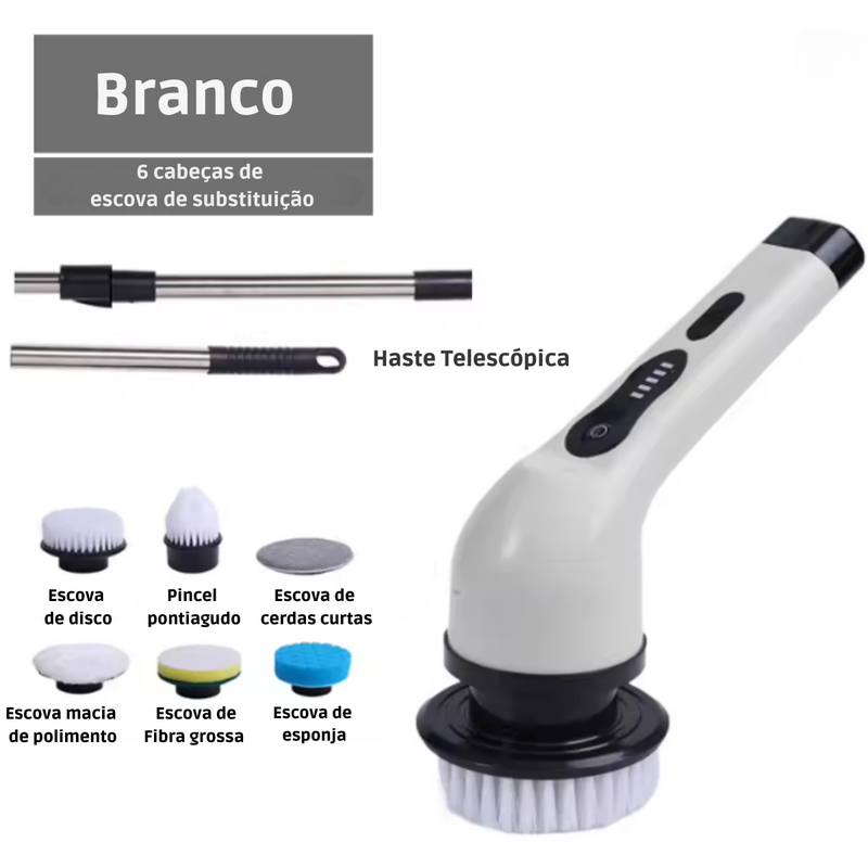 Esfregão Elétrico 9 em 1 MegaClean Faxina Sem Esforço